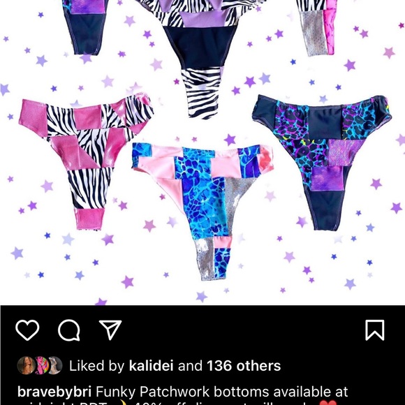 Brave by Bri Funky Patchwork Bottoms - Picture 4 of 4